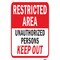 Signmission Safety Sign, 12 in Height, Aluminum, 24752 A-1218-24752 - alternate 1